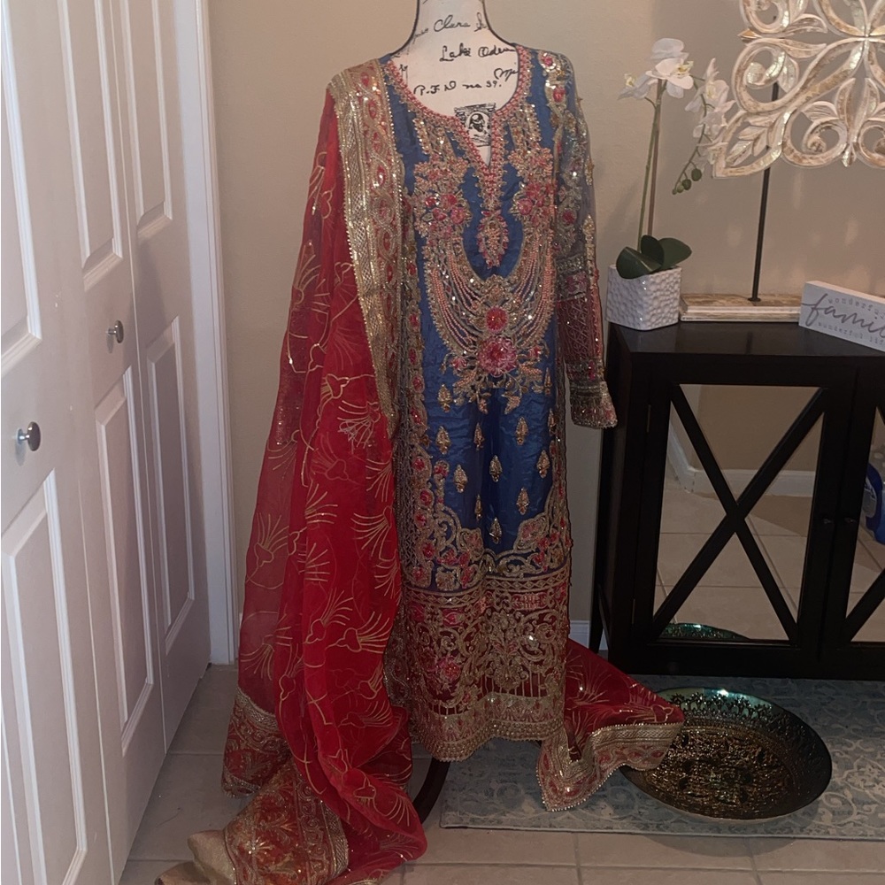 Heavy formal pakistani outfit